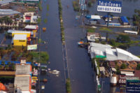 restoring Thailand flooding streets