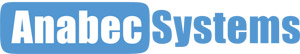 anabec systems logo blue white