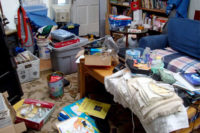 Cluttered home