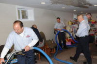 rainbow workers flooded basement cleanup