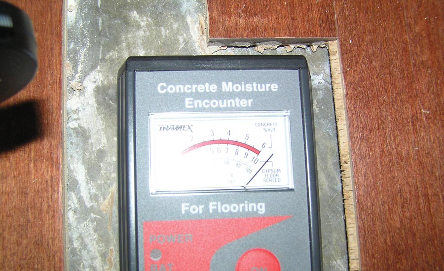 concrete drying