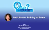 Real Stories: Training at Scale with Leslie Anderson