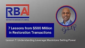 Restoration Transaction Lesson 7: Leverage