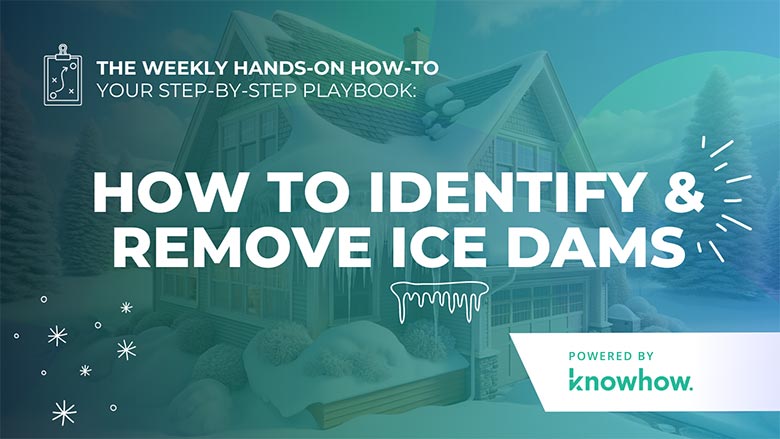 How to Identify and Remove Ice Dams