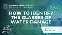 How to Identify the Classes of Water Damage