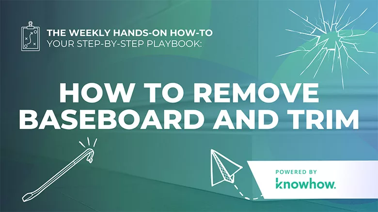How to Remove Baseboard and Trim