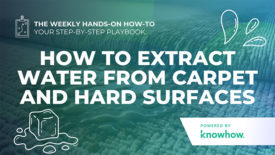 How to Extract Water from Carpet and Hard Surfaces