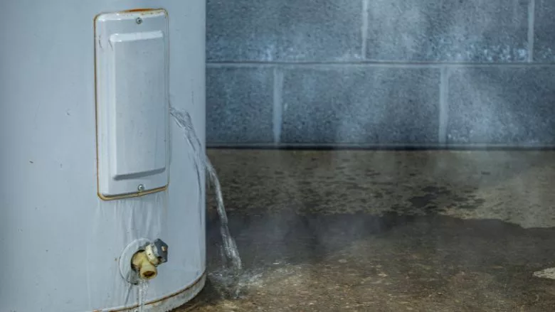 leaking water heater