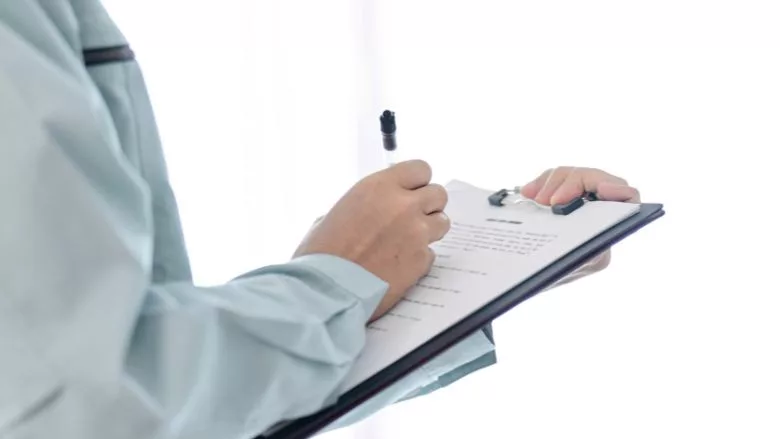 worker doing inspection