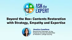 Ask the Expert - Beyond the Box: Contents Restoration with Strategy, Empathy and Expertise