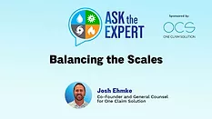 Ask the Expert: Balancing the Scales