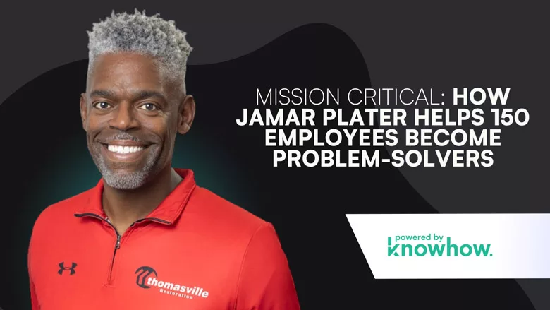 Mission Critical: How Jamar Plater Helps 150 Thomasville Employees Become Problem Solvers