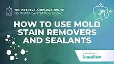 Weekly Hands-On How-To: How to Use Mold Stain Removers and Sealants in Restoration