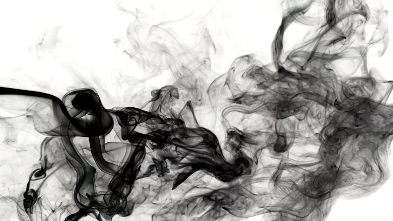 black smoke