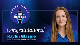 R&R 2025 Technician Award Winner Kaylin Glaspie - Congratulations!