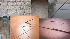 damaged tile damaged tile