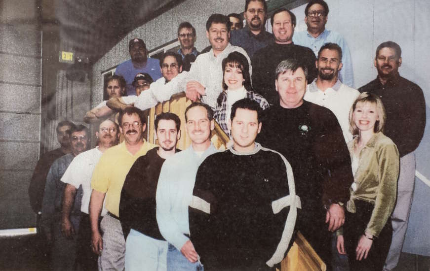 Darren with his family's janitorial business