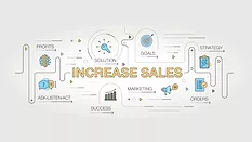 Increase Sales banner and icons 