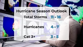 Meteorologist analyzing climate change consequences on weather map