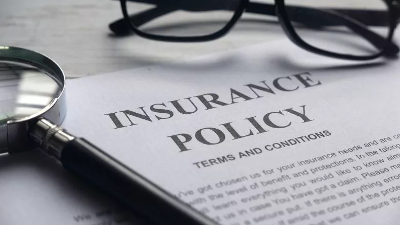 Insurance Policy letter