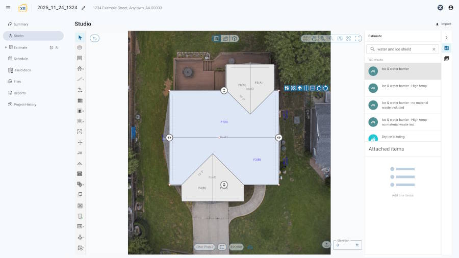 XactRestore's web-based Sketch, called Studio