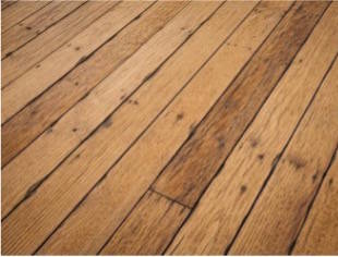hardwood floor damaged after sanding