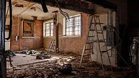 Commercial property renovation project in progress Commercial property renovation project in progress