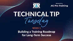 Technical Tip Tuesday: Building a Training Roadmap for Long-Term Success