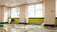 damaged hospital damaged hospital
