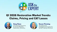 Ask the Expert - Q1 2026 Restoration Market Trends: Claims, Pricing and CAT Losses