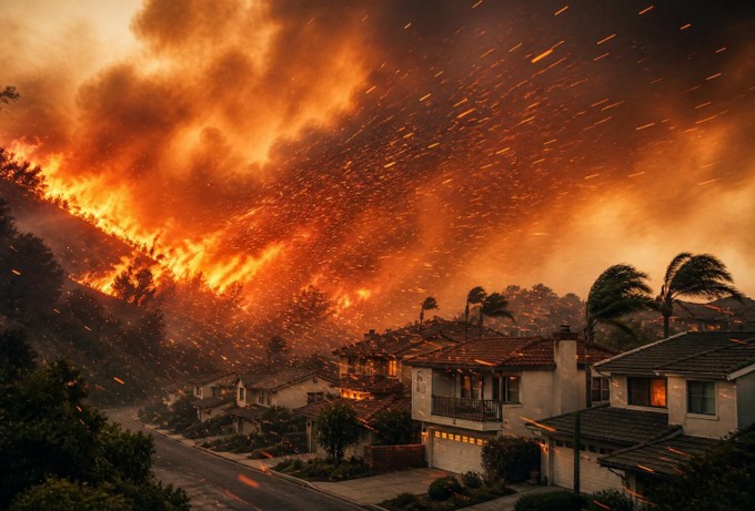 WUI fire