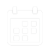 White Calendar Icon
